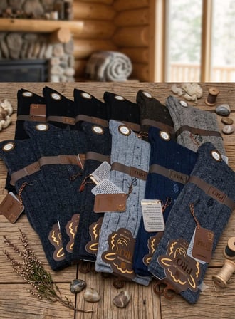 PRO BOUTİQUE STYLE BEKTAŞ LAMBSWOOL (YÜN) ERKEK ÇORAP; ASORTİ 12'Lİ PAKET; DİKİŞSİZ