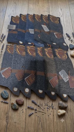 PRO BOUTİQUE STYLE PALANDÖKEN LAMBSWOOL (YÜN) ERKEK ÇORAP; ASORTİ 12'Lİ PAKET; DİKİŞSİZ