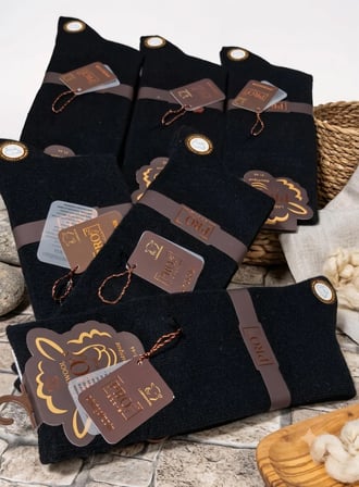 PRO BOUTİQUE STYLE ULUDAĞ LAMBSWOOL (YÜN) ERKEK ÇORAP; ASORTİ/TAMAMI SİYAH 12'Lİ PAKET; DİKİŞSİZ