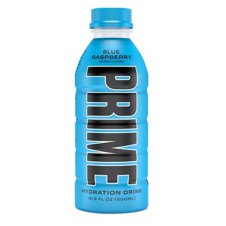 Prime Blue Raspberry 500 ml - Mavi Ahududu Aromalı Sporcu İçeceği (3 ADET)