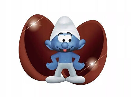 Smurfs Şirinler Glutensiz Çikolatalı Sürpriz Yumurta 20 g (1 ADET)