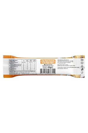 Fellas Yüksek Protein Bar - Yer Fıstıklı ve Kakaolu 45g (3 Adet)