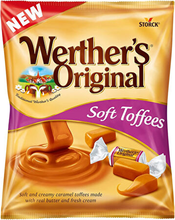 Werther's Original Soft Caramel Toffees Yumuşak Karamel Şekerleme 100 g (2 ADET)