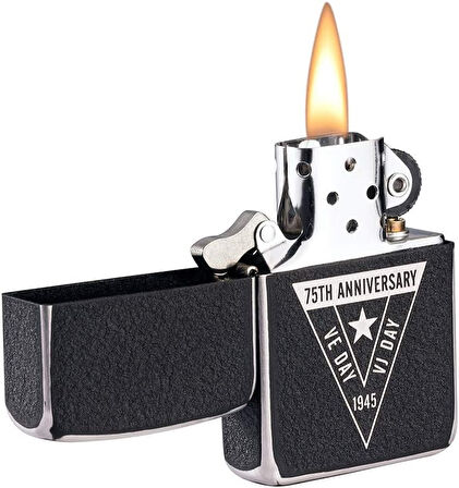 Zippo WWII 1945 75. Yıl Zafer Yıldönümü Anma/75th Anniversary Commemorative Edition Çakmak