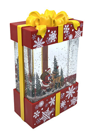 Noel Baba Yılbaşı Hediyesi Işıklı ve Müzikli Kar Küresi Model No1