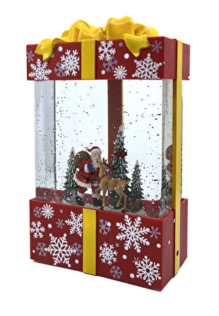 Noel Baba Yılbaşı Hediyesi Işıklı ve Müzikli Kar Küresi Model No1