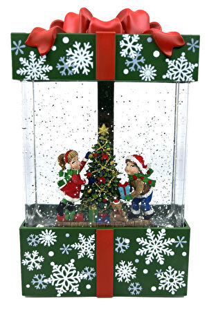 Noel Baba Yılbaşı Hediyesi Işıklı ve Müzikli Kar Küresi Model No2