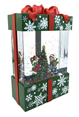 Noel Baba Yılbaşı Hediyesi Işıklı ve Müzikli Kar Küresi Model No2