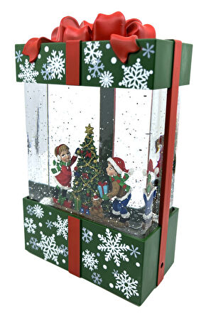 Noel Baba Yılbaşı Hediyesi Işıklı ve Müzikli Kar Küresi Model No2