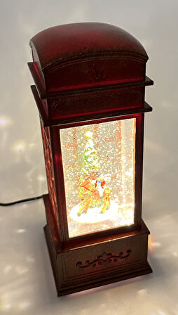 Kardan Adam Işıklı ve Müzikli Kar Küresi Model No2