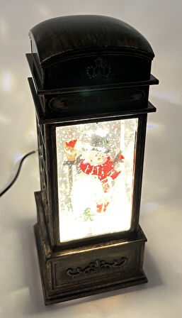 Kardan Adam Işıklı ve Müzikli Kar Küresi Model No3