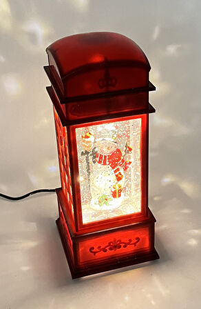 Kardan Adam Işıklı ve Müzikli Kar Küresi Model No1