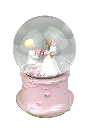 Love You Forever Işıklı ve Müzikli Kar Küresi