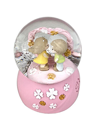Lovely Couple Işıklı ve Müzikli Kar Küresi