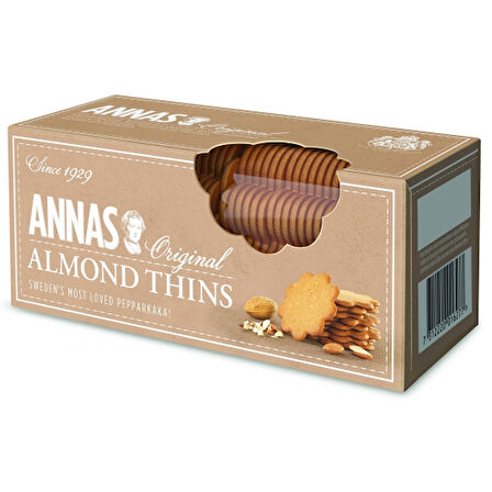 Annas Original Almond Thins Bademli Bisküvi-Kurabiye 150 gr