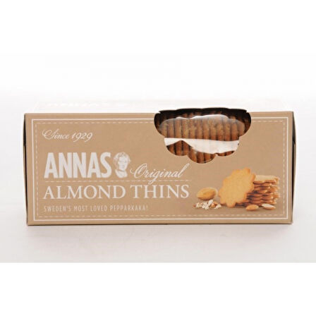 Annas Original Almond Thins Bademli Bisküvi-Kurabiye 150 gr