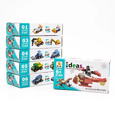 İdeas Blok Oyuncaklar Helikopter 02