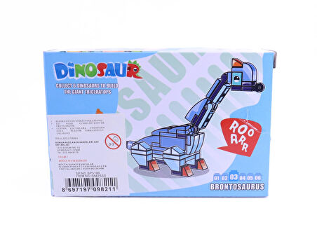 Dinosaur Dinozor Blok Oyuncak Seti 03 Brontosaurus