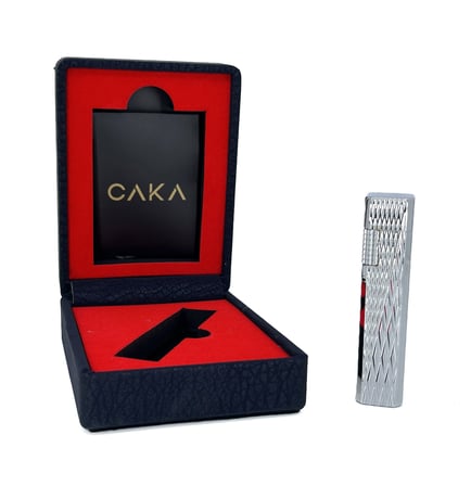 Caka Petra Serisi Benzinli Pirinç Çakmak - Petra Titan Silver Signature
