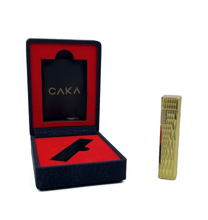 Caka Petra Serisi Benzinli Pirinç Çakmak - Petra Titan Gold Signature