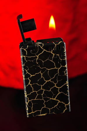 Caka Collection Serisi Vega S Black Benzinli Pirinç Çakmak