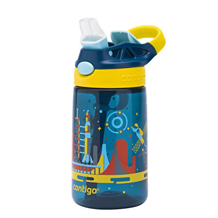 Contigo Gizmo Flip Uzay Tritan Çocuk Suluğu 420ML - Mavi