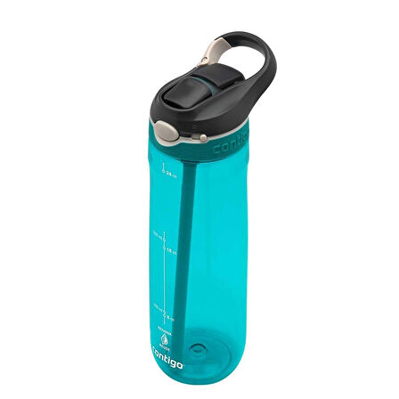Contigo Cortland Tren Tek El Bas İç Kapaklı Su Matarası 720ml 2191381 - Turkuaz
