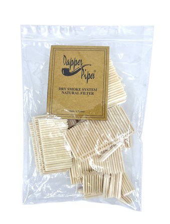 Dapper 9 Mm Balsa Ağacı Pipo Filtresi - 150 Adet