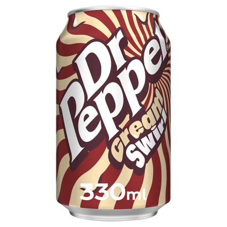 Dr Pepper Cream Swirl Karışık Aromalı Gazlı İçecek 330 ML (3 ADET)