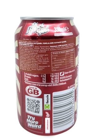 Dr Pepper Cream Swirl Karışık Aromalı Gazlı İçecek 330 ML (3 ADET)