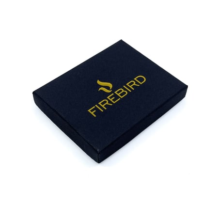 Firebird Çift Bıçaklı Paslanmaz Çelik Giyotin Puro Kesici – Gold & Siyah Metal Puro Makası (Özel Kutusunda)