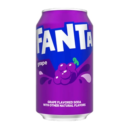 Fanta Grape Üzüm Aromalı Gazlı İçecek 355 ml (3 ADET)