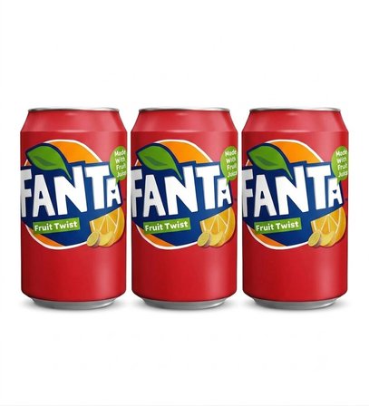 Fanta Fruit Twist Karışık Meyve Aromalı Gazlı İçecek 330 ml (3 ADET)