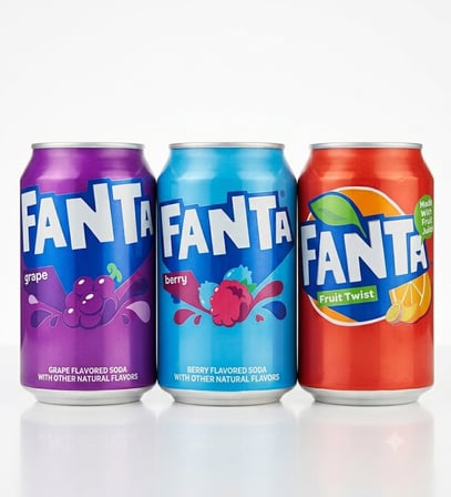 Fanta Grape-Berry-Fruit Twist Üçlü Tadım Seti