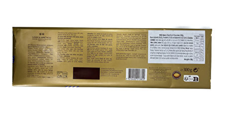 Lindt Swiss Premium Kuru Üzümlü, Bademli, Fındıklı Sütlü İsviçre Çikolatası 300 g