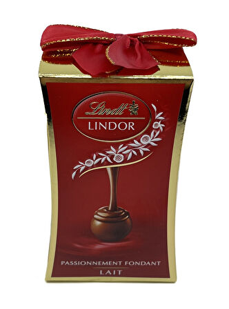 Lindt LINDOR Passionnement Fondan Lait - Kakao Kreması Dolgulu Sütlü Çikolata 75 g