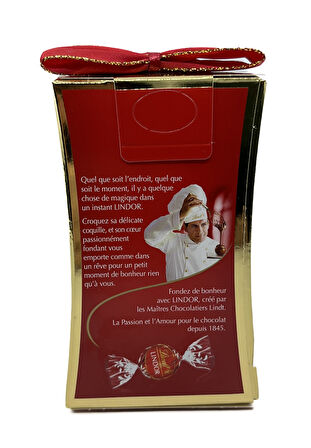 Lindt LINDOR Passionnement Fondan Lait - Kakao Kreması Dolgulu Sütlü Çikolata 75 g