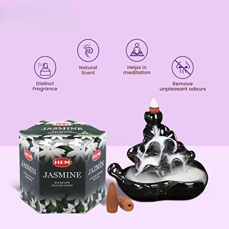 Hem Konik  Şelale Tütsü - Jasmine - Yasemin