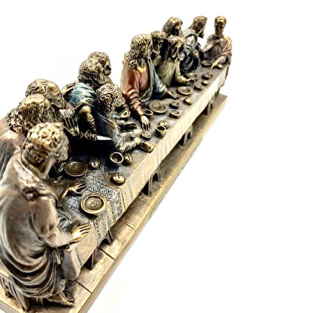 Hz İsa Son Akşam Yemeği - The Last Supper Heykel Biblo Dekor