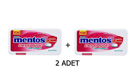 Mentos 2 Saat Clean Breath Vişne Aromalı Şeker 21G (2 ADET)