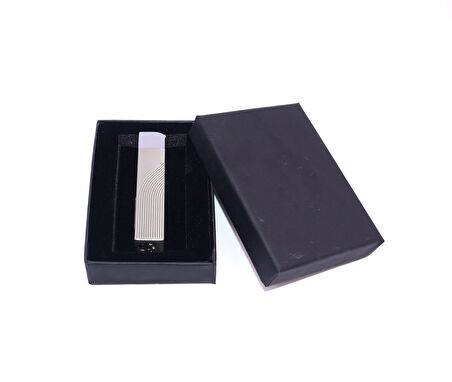 Metal Slim Puro Çakmağı - Rosegold Tek Torch Jet Alev