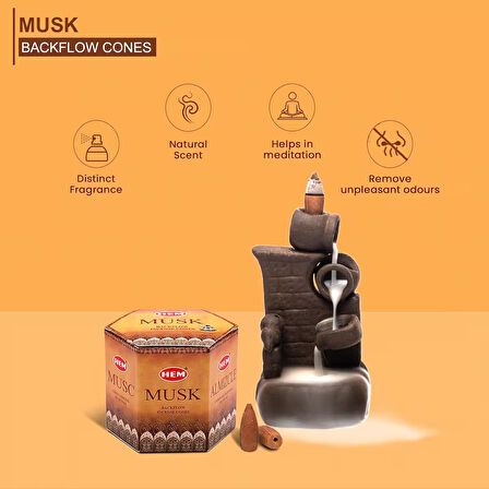 Hem Konik  Şelale Tütsü - Musk - Misk