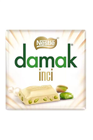 Nestle Damak İnci Antep Fıstıklı Beyaz Çikolata 6'lı Paket (6x60g)