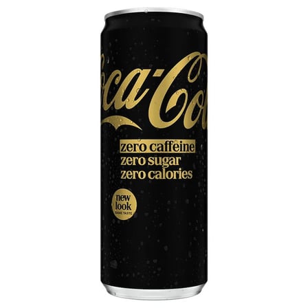 Coke Zero Zero Coca Kola 330 ml Şekersiz Kafeinsiz (3 ADET)
