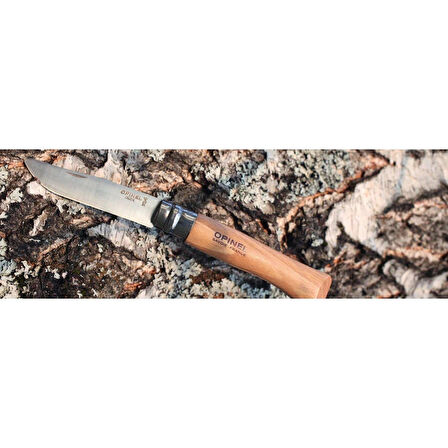 Opinel Inox No 7 Kayın Saplı Paslanmaz Çelik Çakı