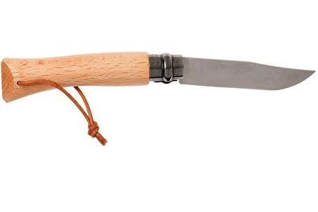 Opinel Inox No 7 Gürgen Saplı Paslanmaz Çelik Trekking Çakı - Naturel