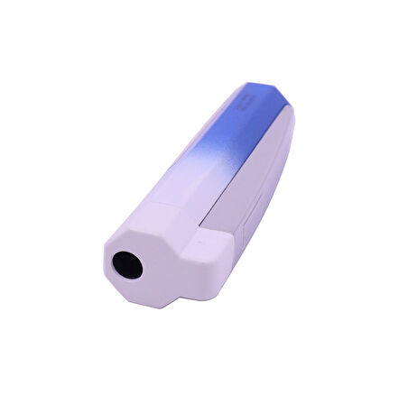 Metal Tek Torch Jet Alev Puro Çakmağı - Beyaz/Lacivert