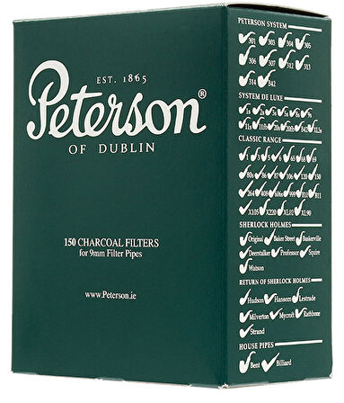 Peterson Aktif Karbon Filtre 9mm 150'li