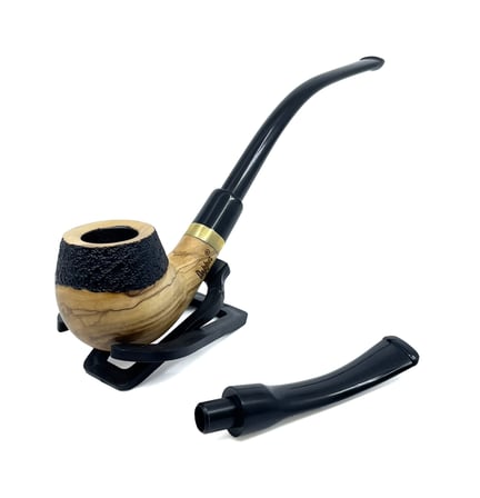 Dapper Churchwarden (Okuma) Piposu 9 mm Filtreli Gül Kökü - Naturel 3766