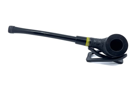 Dapper Churchwarden (Okuma) Piposu 9 mm Filtreli Gül Kökü - Siyah 3768
